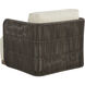 Ravenna Stinson Cream Outdoor Swivel Armchair, Swivel